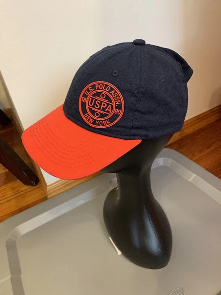 U.S. Polo Assn. - Gorra de béisbol azul/rojo StrapBack 100 % algodón talla única Foto 4 de 4