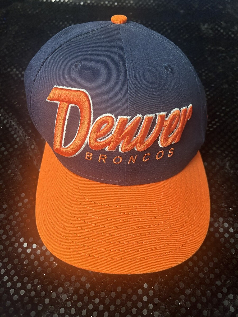 New Era Denver Broncos 9Fifty Basic Navy & Orange Adjustable  display picture 1