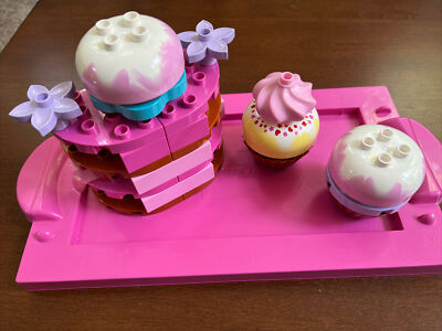 Lego Duplo 6785 Creative Cakes Cupcakes Muffins Food Building Set Tray 