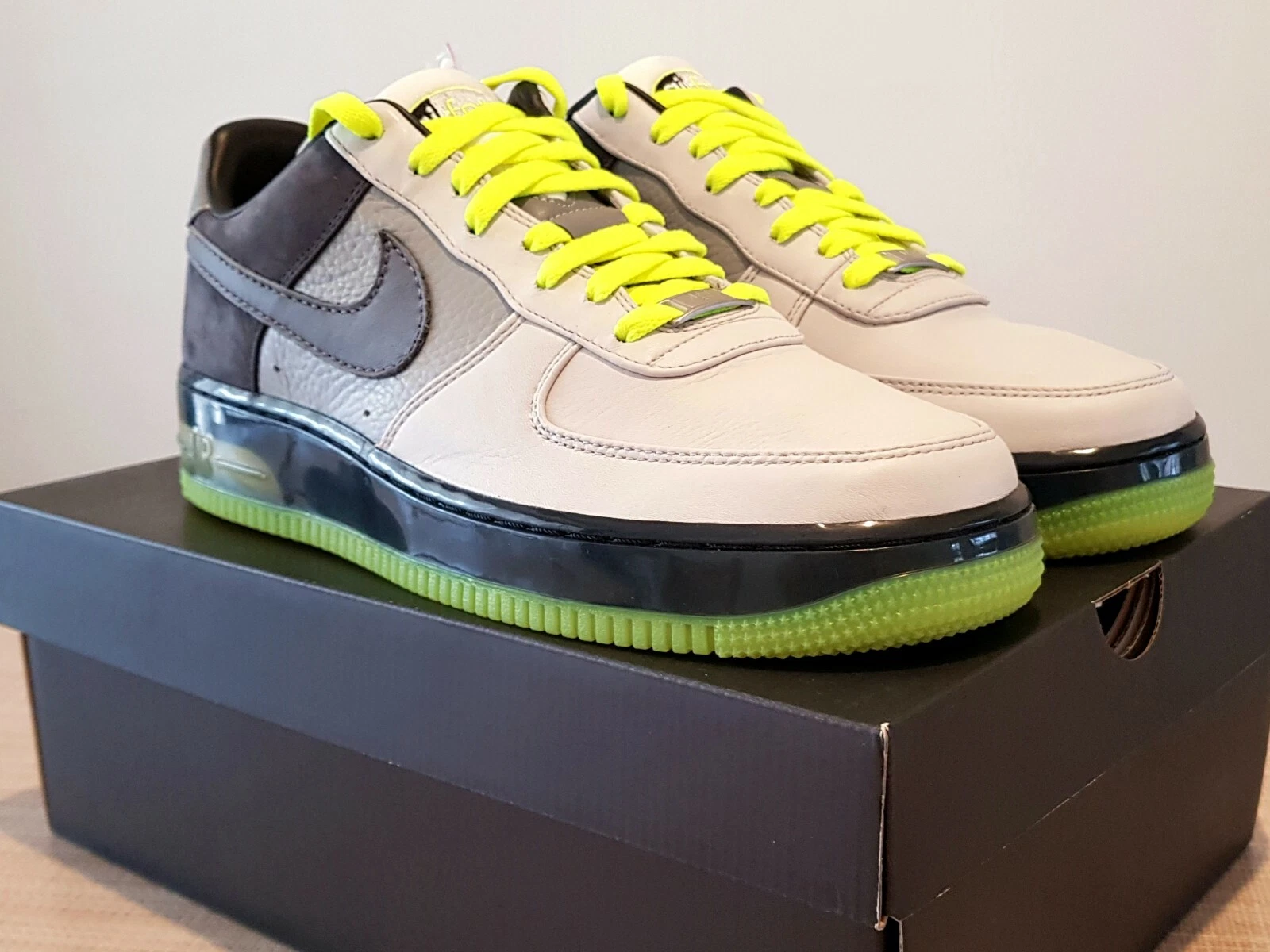Nike Air Force 1 Supreme Max Air « Air Max 95 Neon » (Volt Parra OW CDG Travis)