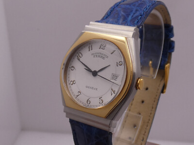 GIANFRANCO FERRE' DUAL TONE STEEL & 18KT G.F. SWISS MADE YEARS