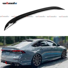 For 2023-2025 Honda Accord Glossy Black OE Factory Style Rear Trunk Lid Spoiler