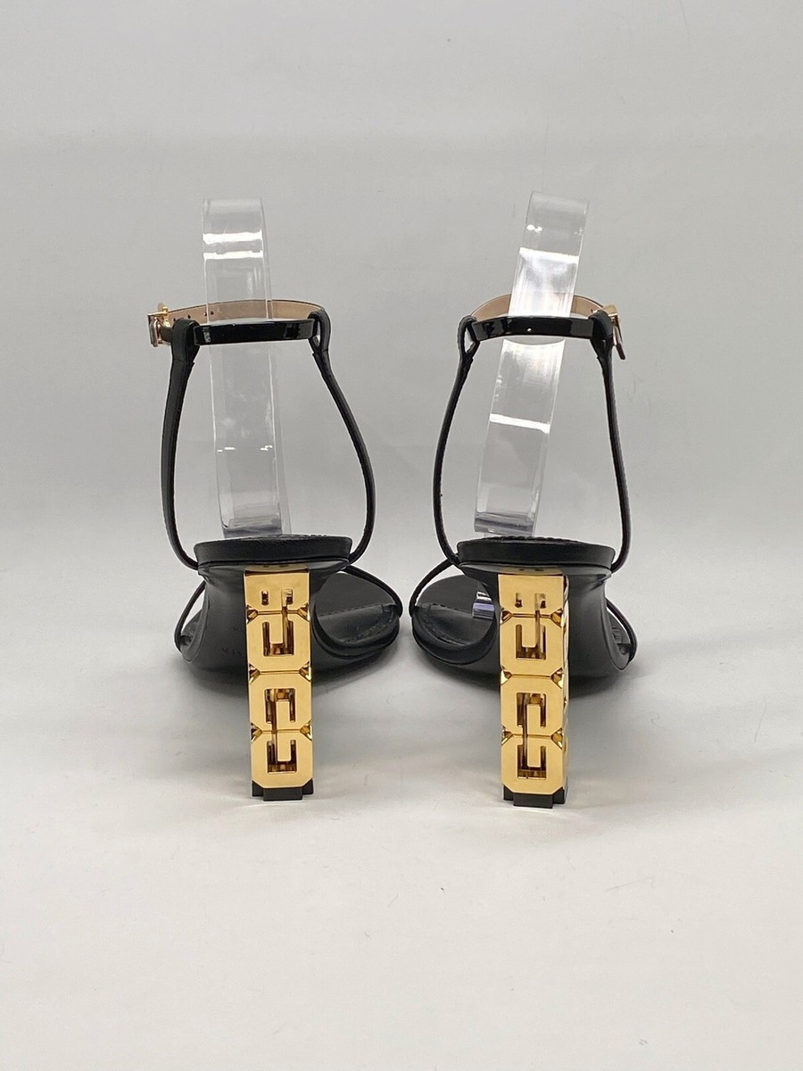 関税込み】GIVENCHY スムースレザー Gキューブ サンダル