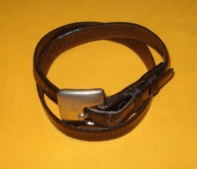 Belt Ilana Goor Nice Vintage ILANA GOOR Beige Leather Belt With Buckle Small  main image 4