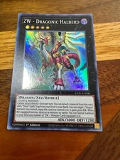 ZW - Dragonic Halberd LIOV-EN040 1st Edition Super Rare NM + BONUS
