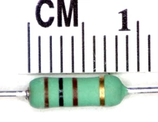 2 pcs 100 ohms 1W Wire Wound Power Resistor. W1M1000J, By Bourns