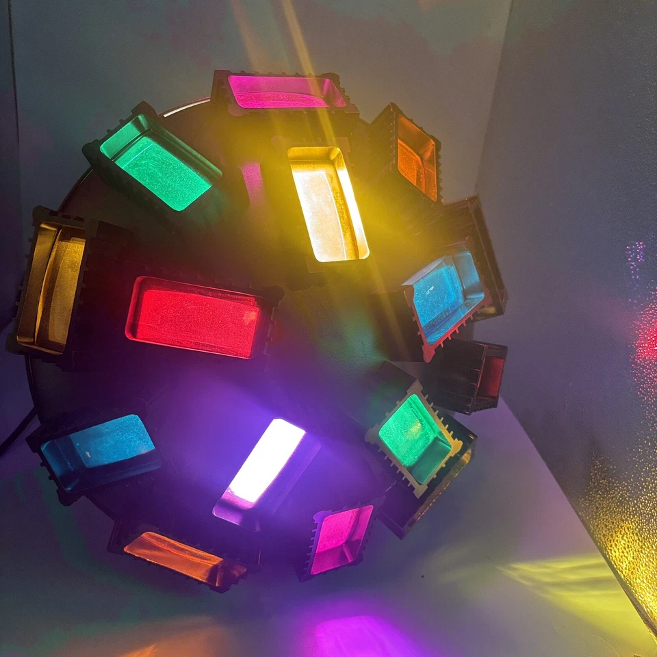 Vintage American DJ Mystic Sound Activated Effects Fixture Disco Light  Halogen - Image 3 of 4