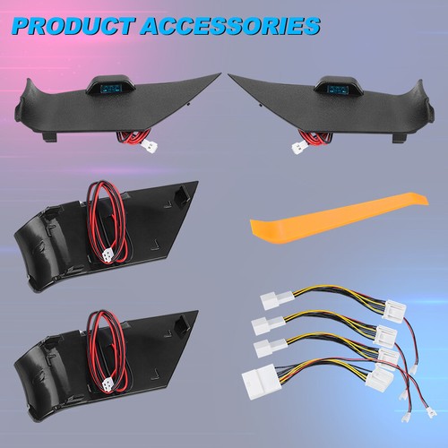 Interior Door Handle Bowl LED Lights 4pcs For Toyota Camry 2018 2019 2020 2022 - Picture 11 of 16