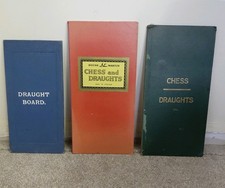 House Martin Vintage Chess and Draughts Board & T.S.L Chess Board/Other Board 