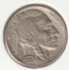 1937 US Indian Head Buffalo Nickel FULL DATE Rare 89 Year Old Collection Coin