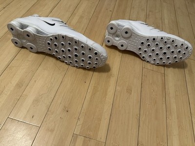 Size 15 Men SHOX NZ EU NikeShoes 501524 106 White Black | eBay