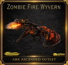 Ark Survival Ascended-Fire Zombie Wyvern-Dino-Official-PC/XBOX/PS5 PvE ASA-AAO