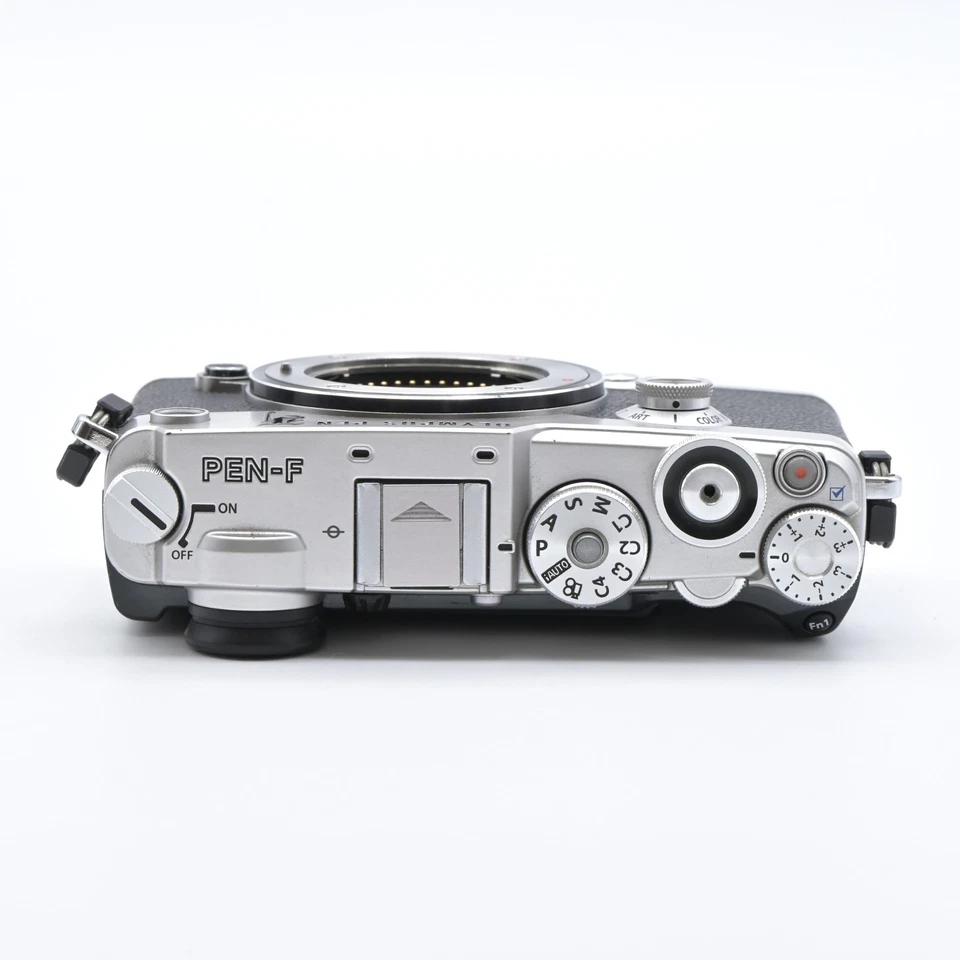 Olympus PEN-F Digital Camera Body Silver (Shutter Count 18294)[Near Mint] #11407 - Image 4 of 4