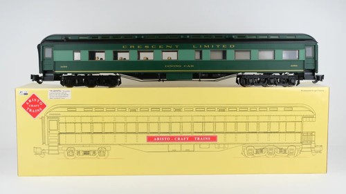 Aristo-Craft G 31505 Speisewagen "Crescent Limited 3159" SR (Beleuchtung geprüft | Condition: Gebraucht