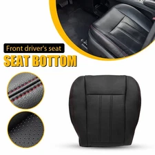 Driver Bottom Replacement Leather Seat Cover For 2008-2020 Dodge Grand Caravan E
