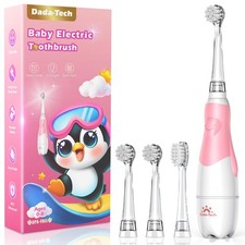 Toddler Electric Toothbrush Kids Age 1-2-3 Years Old, Baby Electric Toothbrus...