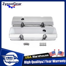 Valve Covers Fabricated Aluminum Tall Small Block For Chevy Sbc 327 350 383 400