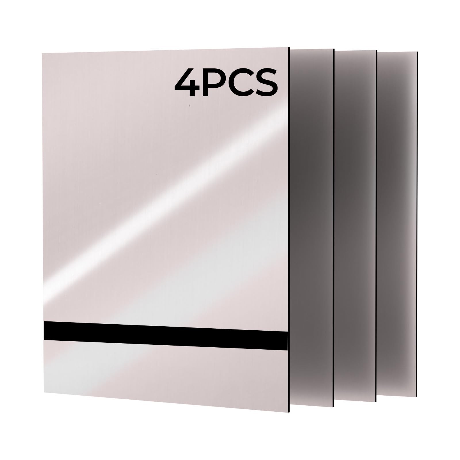 Plaque plastique ABS gravure laser 30 x 20 cm créez votre signalétique de maison lot de 4