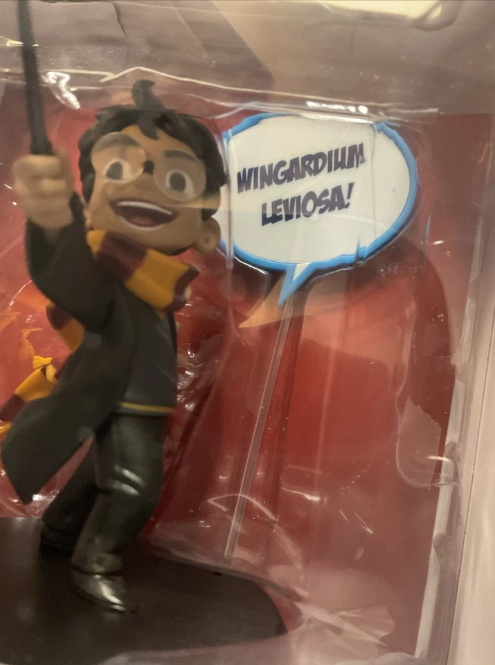 Figura de Harry Potter Qmx Q Fig 2016 Harry's First Spell Quantum Mechanix nueva en caja Foto 2 de 4