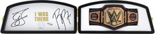 Cody Rhodes & Roman Reigns WWE Signed 2024 Bad Blood Mini Title In Box - LE 25