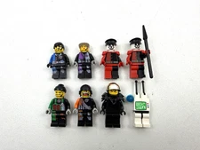Lego Alpha Team Minifigure Lot of 8 Radia Ogel Charge Crunch Flex Tee Vee Minion