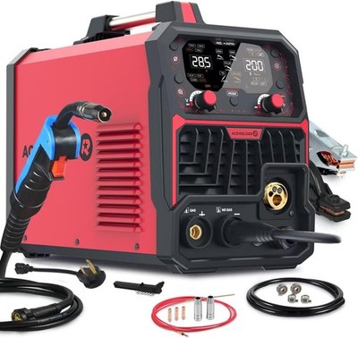 200A 7 in1 Aluminum Pulse MIG Welder Spool Gun