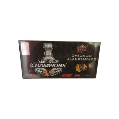 2013 UPPER DECK STANLEY CUP CHAMPIONS CHICAGO BLACKHAWKS COMMEMORATIVE SET_