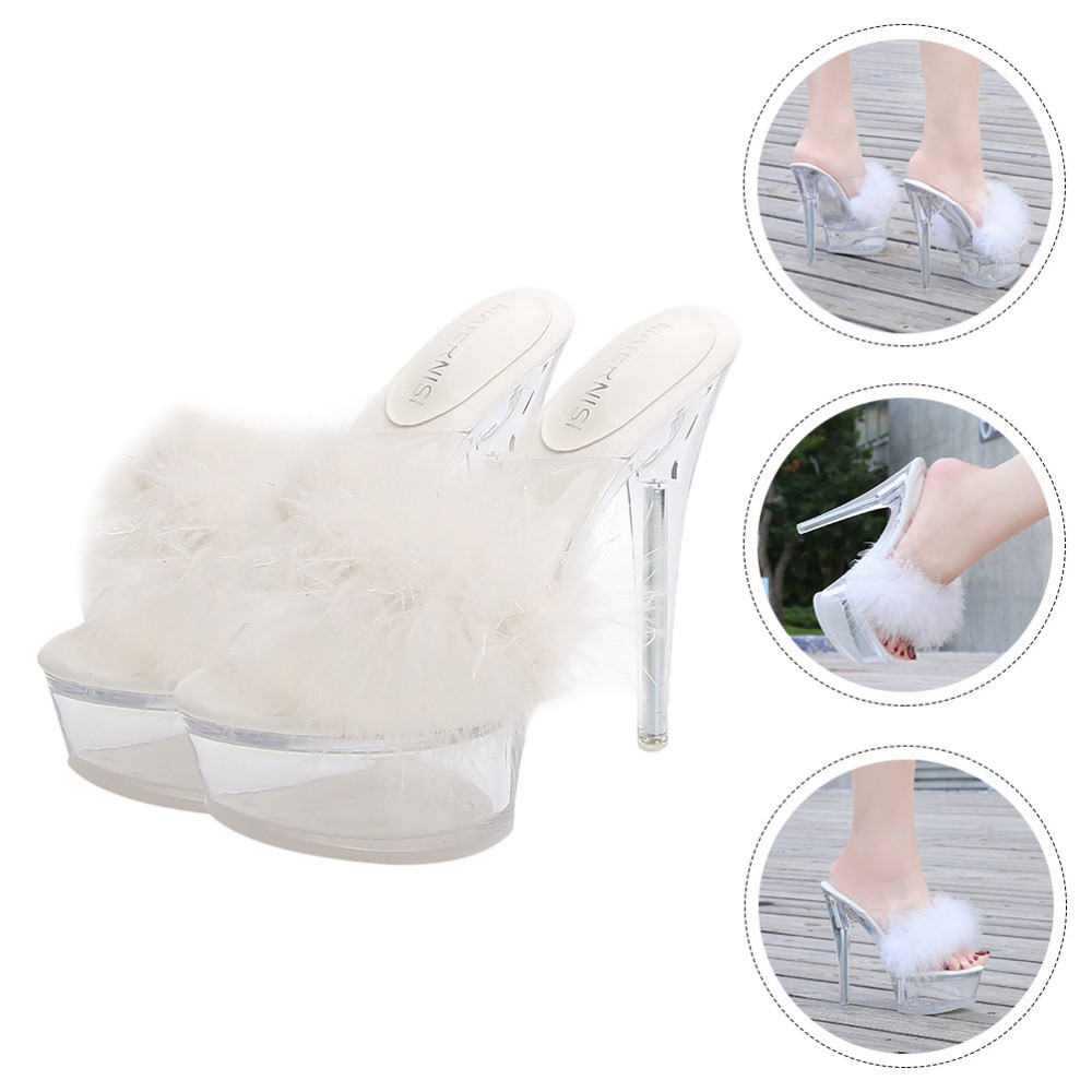 APL 1 Paio Sandali Soffici Bambina Tacco Alto Soffici Ciabatte Tacco Alto