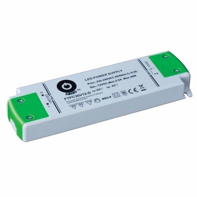 dimmbarer LED Trafo SLIM 12V DC 4,16A 50W Konstantspannung (FTPC50V12-D) SELV MM