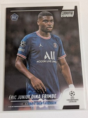 Topps Stadium Chrome Ã ric Junior Dina Ebimbe Paris Saint-Germain RC