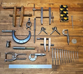 MACHINIST Gauges Micrometers Clamps & Rules Mixed Lot Tools STARRETT ☆USA
