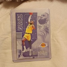 Panini 2022-23 NBA Hoops Frequent Flyers LeBron James #6 Lakers Basketball Card