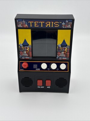 TETRIS Mini Arcade Game Classic Arcade Electronic Video Handheld Game TESTED