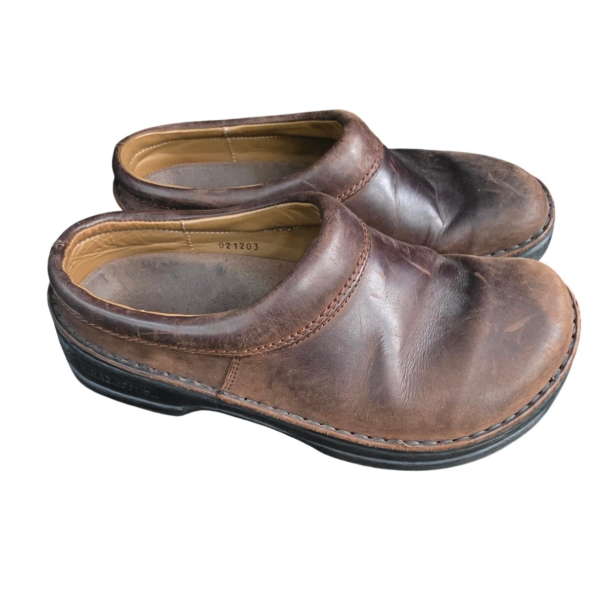 Footprints by Birkenstock Ashby Clogs Mens Brown Leather Slip On Shoes Size 8 footprints 39 products for sale | eBay main image 2