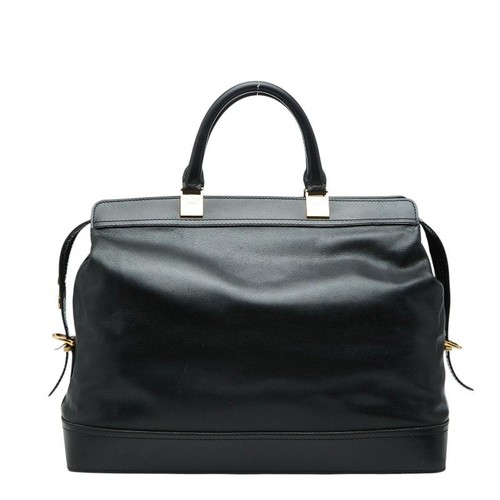 Celine Leather Handbag Women Black One Size
