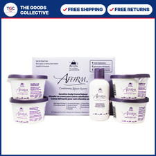 Relaxer Kit for Natural Hair - 4 Applications, Smoothing  Straightening Treatme