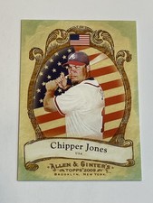 2009 Topps Allen & Ginter Baseball National Pride - Chipper Jones - Braves