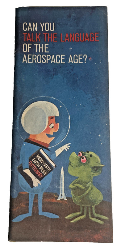 1962 Can You Talk Aerospace Age Language VTG USAF Air Force Recruitment Brochure