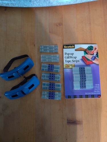 2 Scotch Pop-Up Geschenkpapier Spender Klebeband Nachfüllpackungen 600+ 75 Streifen/Pad, 9 Pads  - Bild 1 von 7