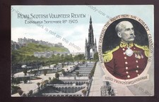 ROY1067 - Royal Scottish Volunteer Review in 1905 - Brigadier General. Postcard 