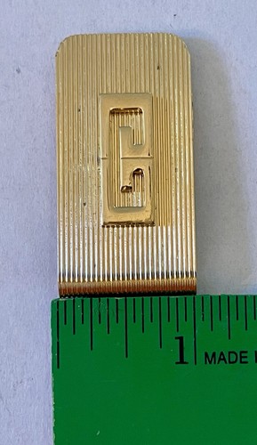 Vintage 70s GIVENCHY Money Clip Gold Plate Designer - Picture 3 of 6