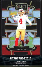 Jake Moody 2023 Panini Select Die Cut Tri-Color Rookie Prizm RC SF 49ers #90