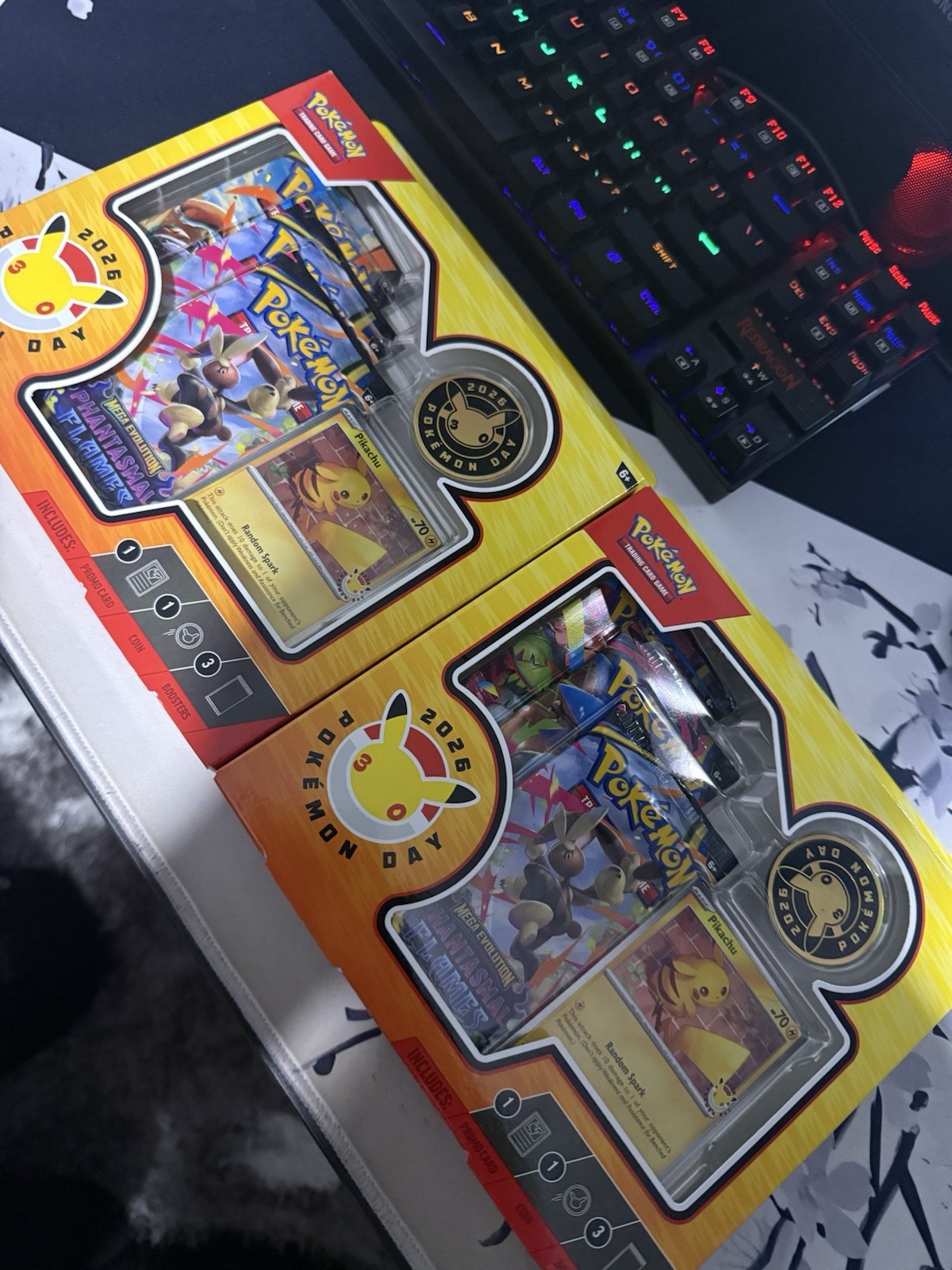 Lot of 2 - Pokemon Day 2026 Collection Box TCG Pikachu Promo Factory Sealed New