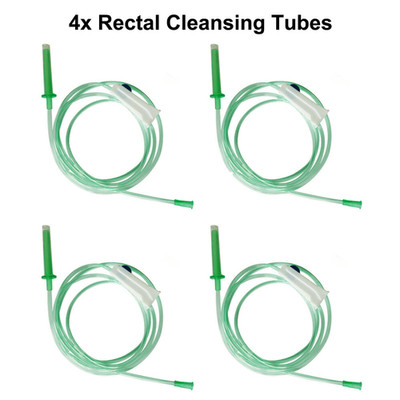 4X Disposable Enema Tube 120cm Silicone Tube for D8 Enema Bucket