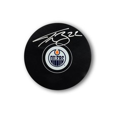 Tyson Barrie Autographed Edmonton Oilers Hockey Puck