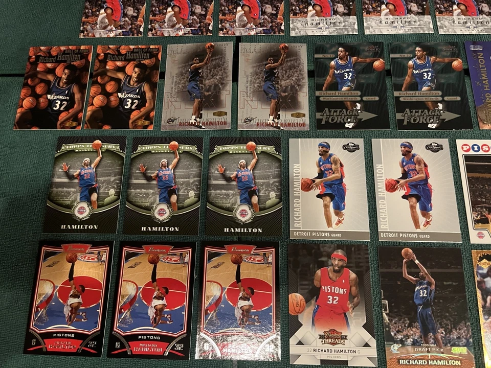 RICHARD HAMILTON LOT of 68 2008-09 cards BULLS TOPPS TREASURY UD FLEER SP BOWMAN - Image 4 of 4