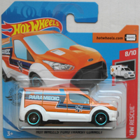 Hot Wheels Ford Transit Connect Orange/Weiß Hw Rescue Neu/Ovp Krankenwagen Rtw