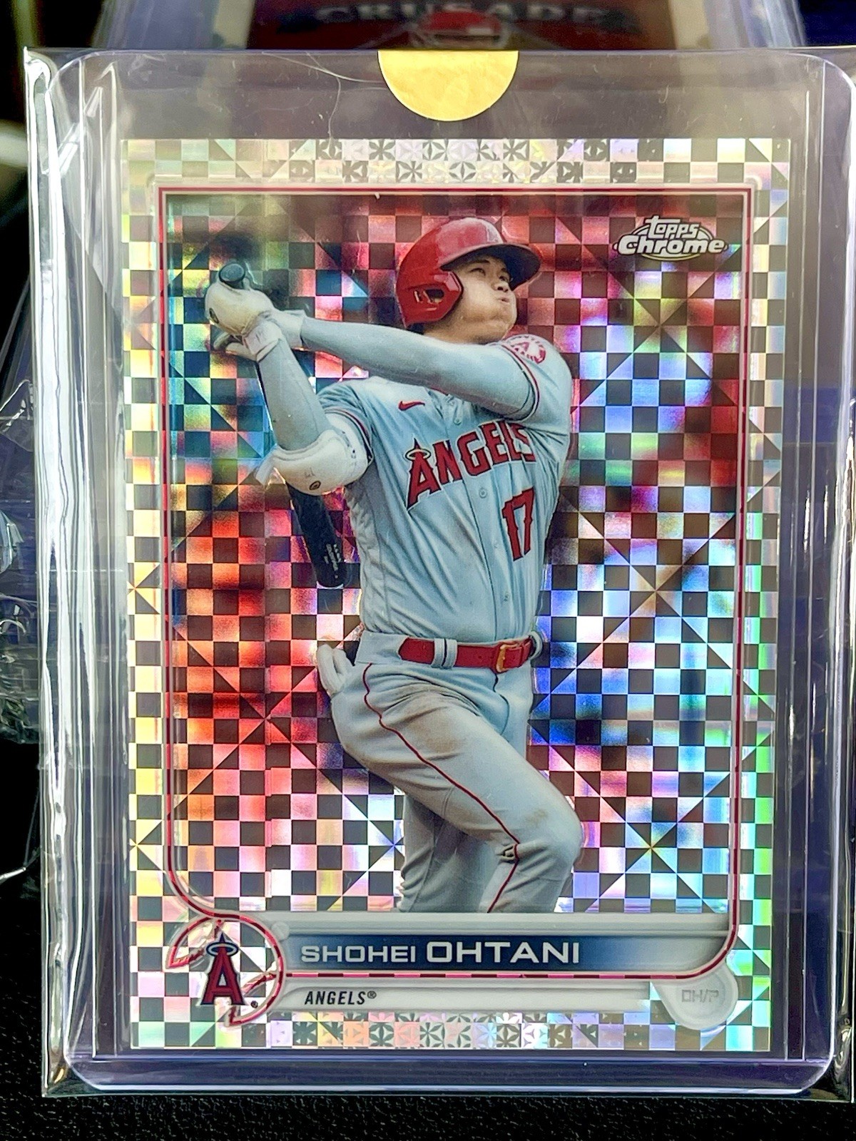 2022 Topps Chrome Shohei Ohtani #1 X-Fractor Los Angeles Angels