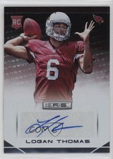 2014 Panini Rookies & Stars Longevity Parallel Signatures Logan Thomas Auto 10k8
