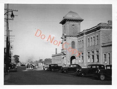 Straßenszene geparkte Autos Truro Nova Scotia Kanada um 1943 Foto 4,2 x 3,2 (10